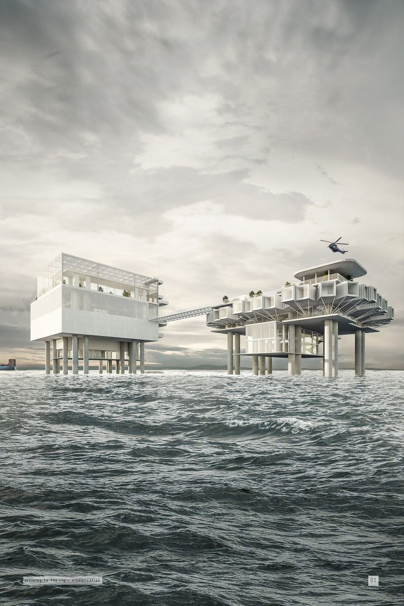 Sustainable design is the key for building a better future.&nbsp;ArchiPelago - The sea satellite Project Repurposes an abandoned oil rig.&nbsp;