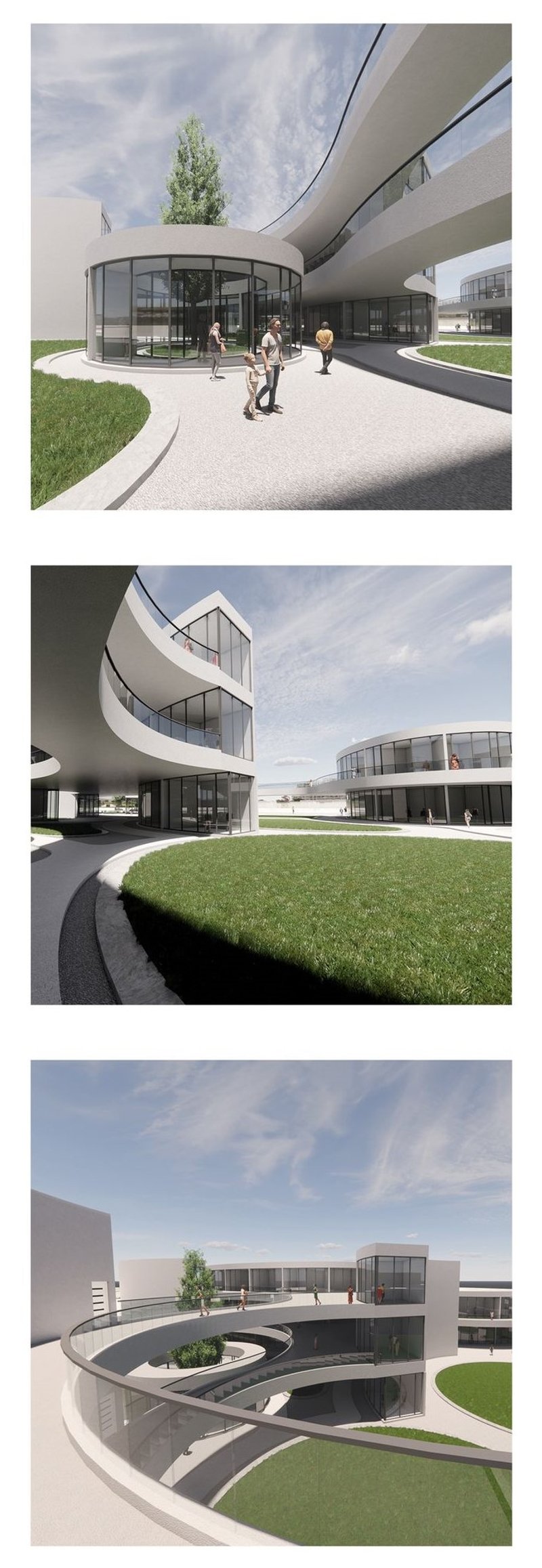 Fluidity in architecture bridges spaces and people.