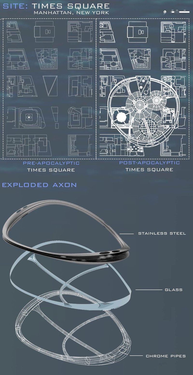 Times Square's transformation: a fusion of steel and hope.