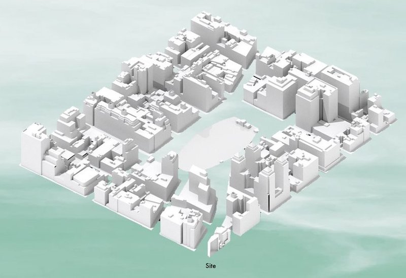 Isolated urban island, a bastion in tranquility.