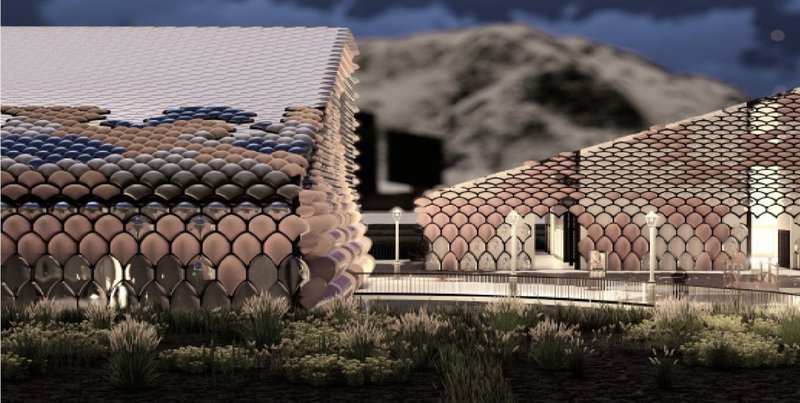 Elegant fusion of nature-inspired design and modern architecture.