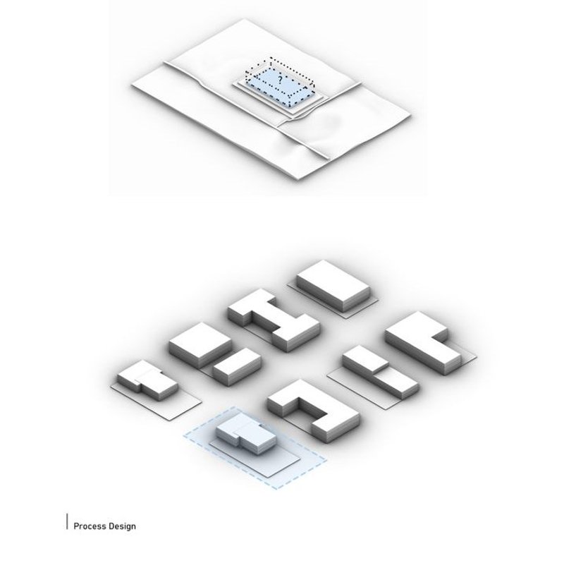 Evolution of design: From concept to architectural layout.