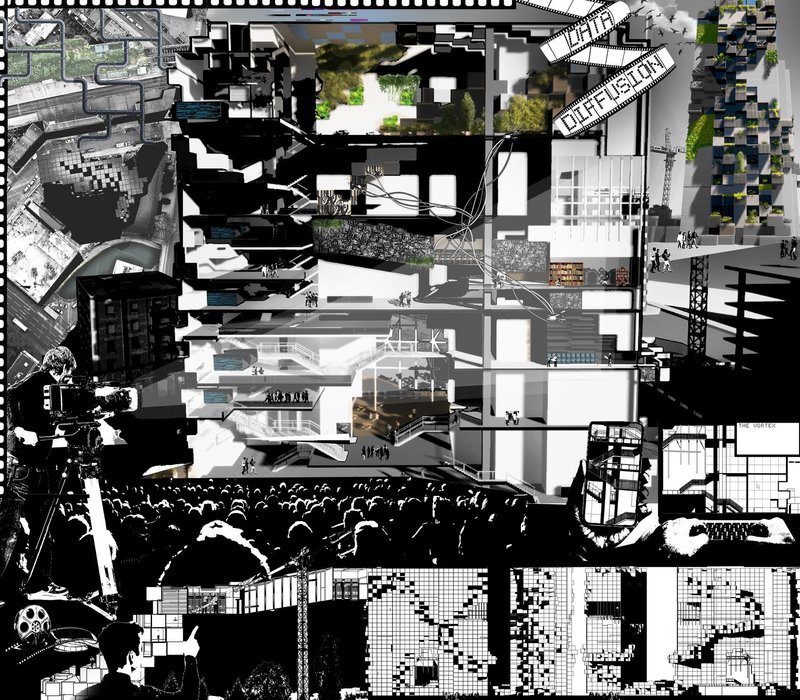 Vision of Diffusion: Merging Cinema, Data, and Architecture