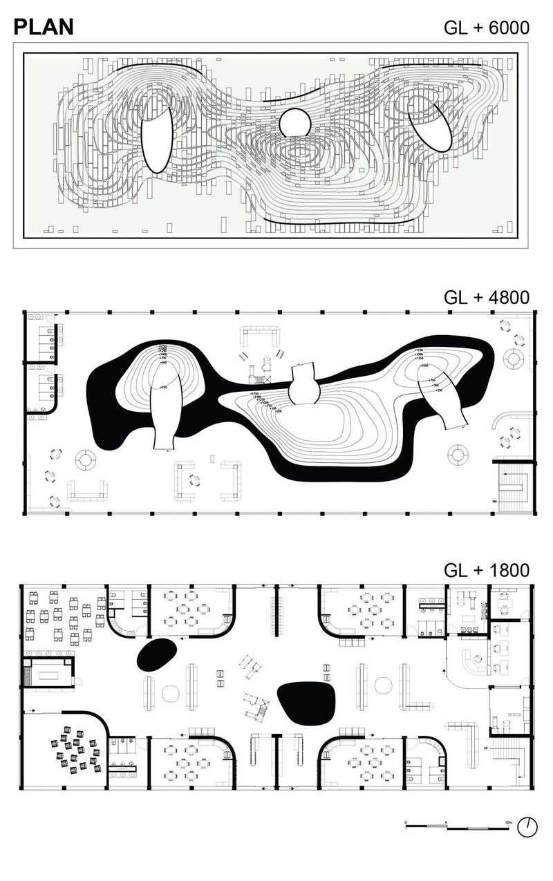 Innovative Layered Architectural Plan for Children's Space