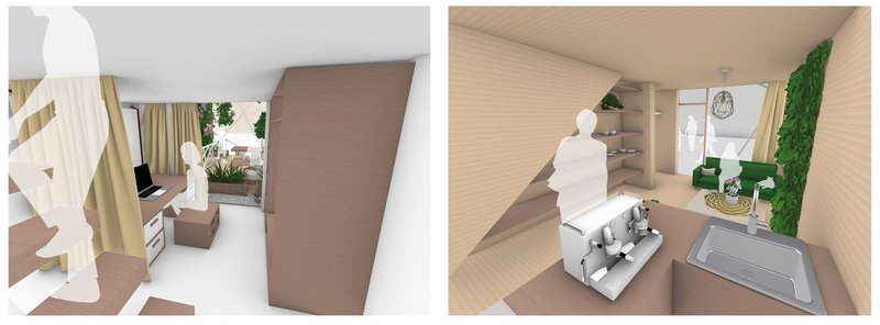 Seamless integration of work, life, and nature.