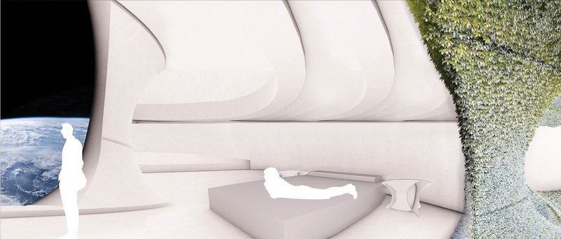 Space Relaxation: Earth Views from an Orbital Room.