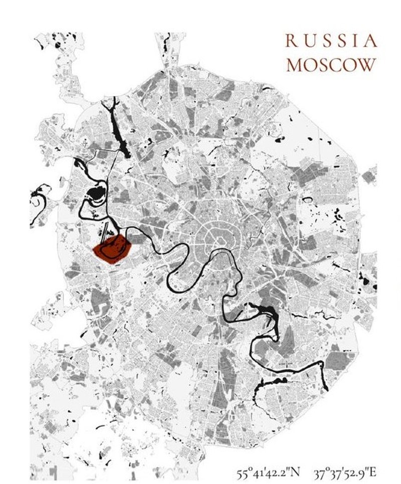 Moscow mapped: the heart of Russian urbanism.