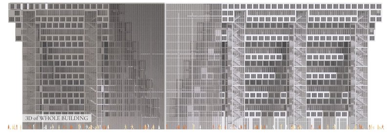 Structural rhythm: Urban living reimagined.