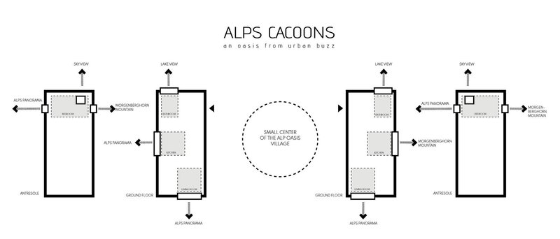 Alps Cacoons: Syncing Structure with Alpine Vistas