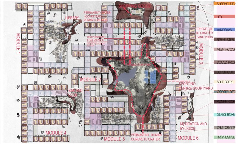 Innovative blueprint: A dynamic ecosystem for modern urban life.