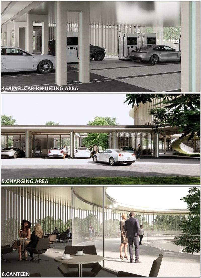 Refuel, recharge, unwind: the future of roadside stops.