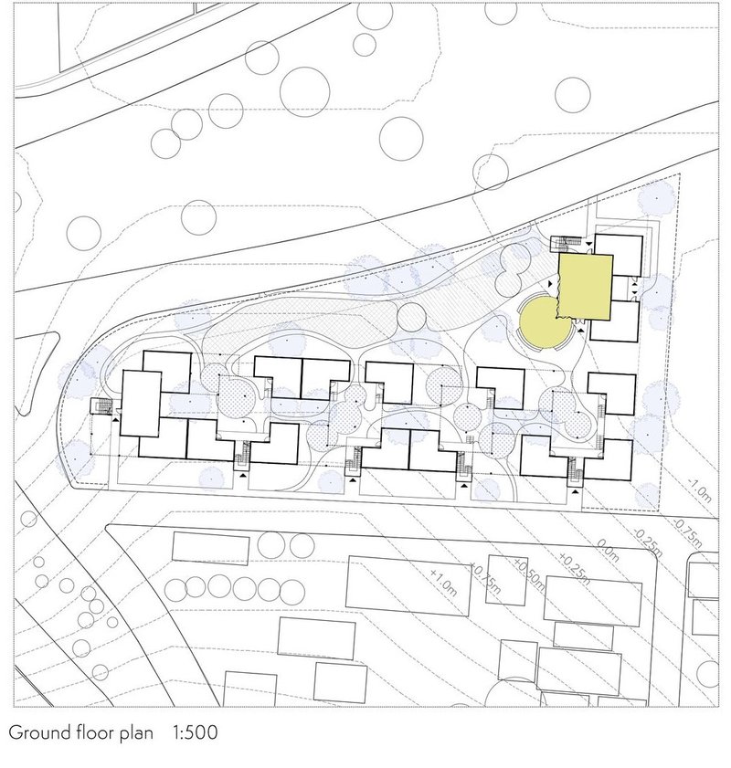 Community-oriented design, seamlessly blended with nature.