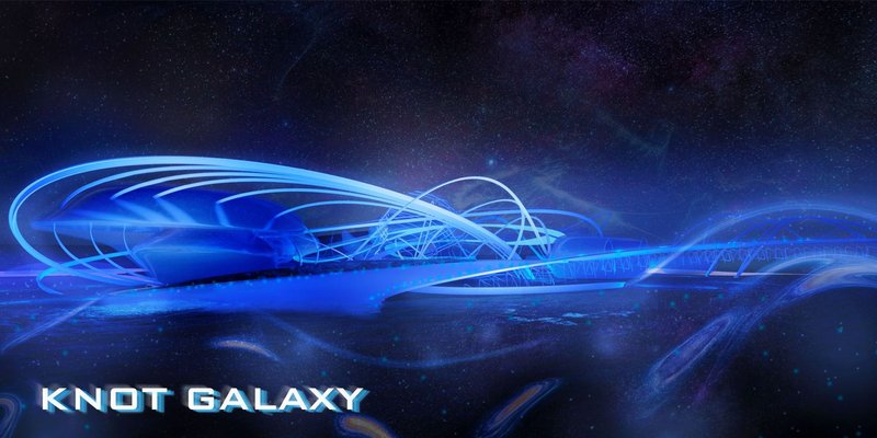 Knot Galaxy: Where architecture meets the cosmos.