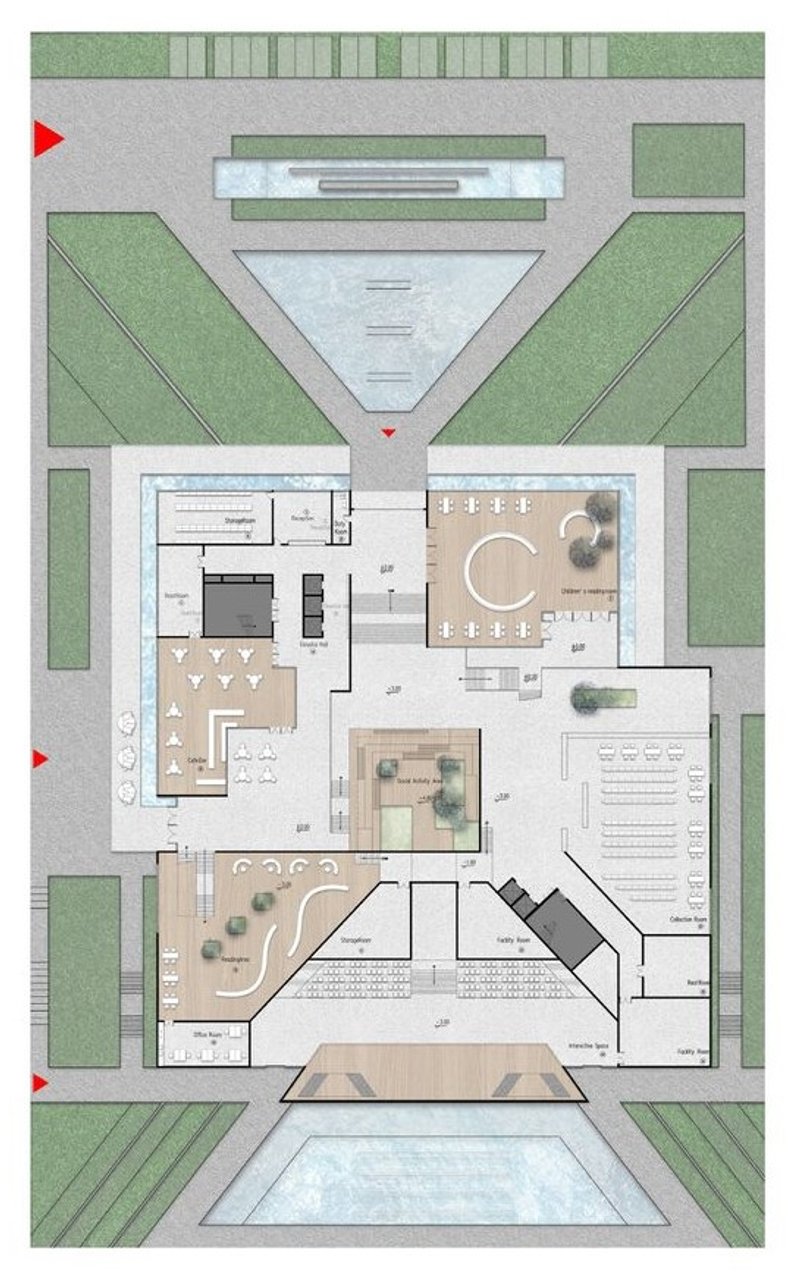 Blueprint of sustainability intersecting urban design.