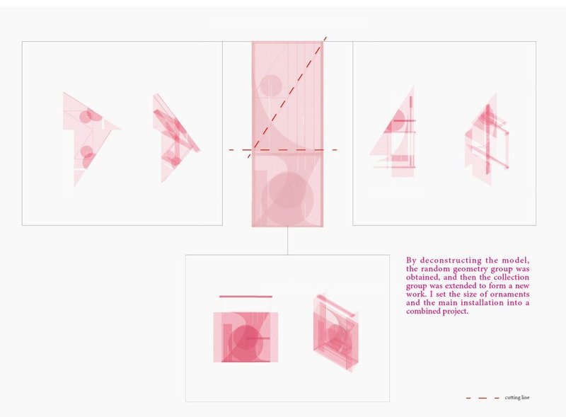 Geometric abstraction: crafting spatial narratives through form.