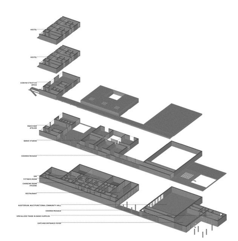 Modular design deconstructing space for functional harmony.
