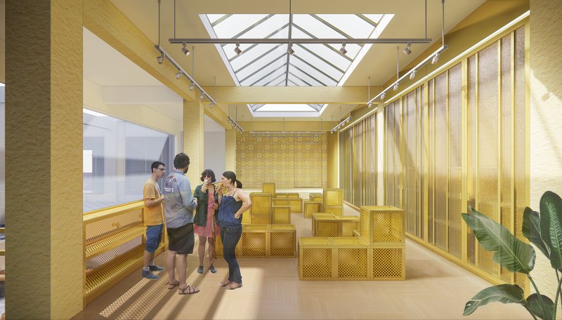 <i>the multi- functional area</i>