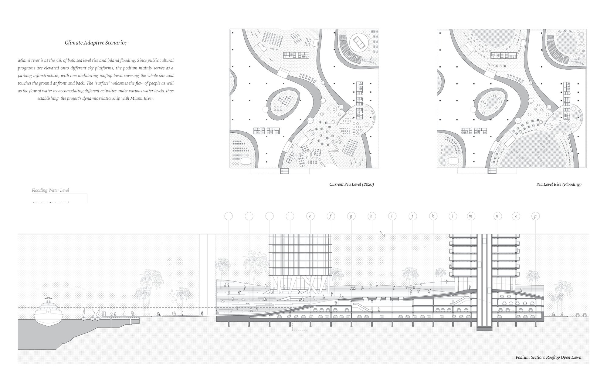 Podium Section/Plan