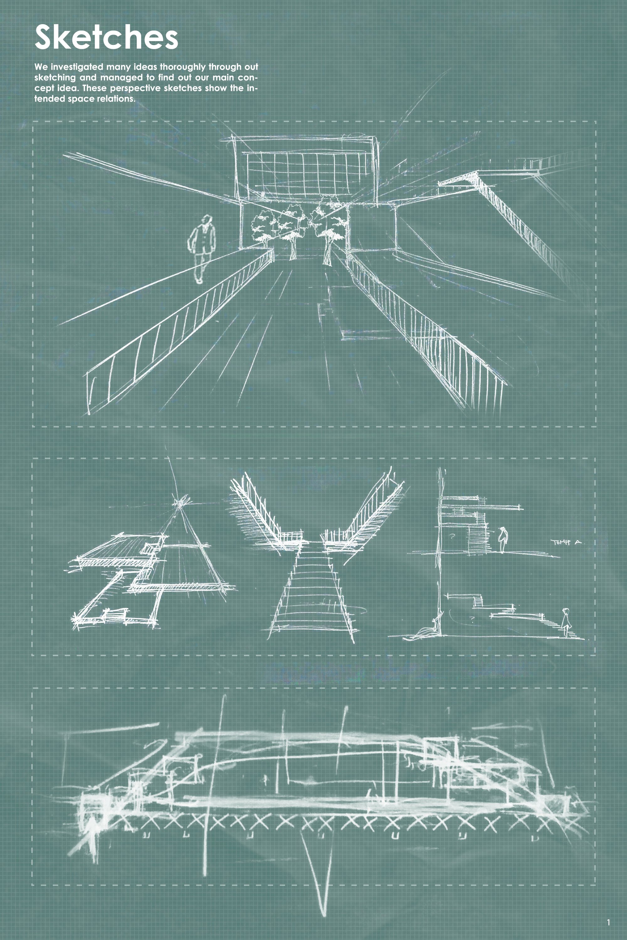 Initially sketches