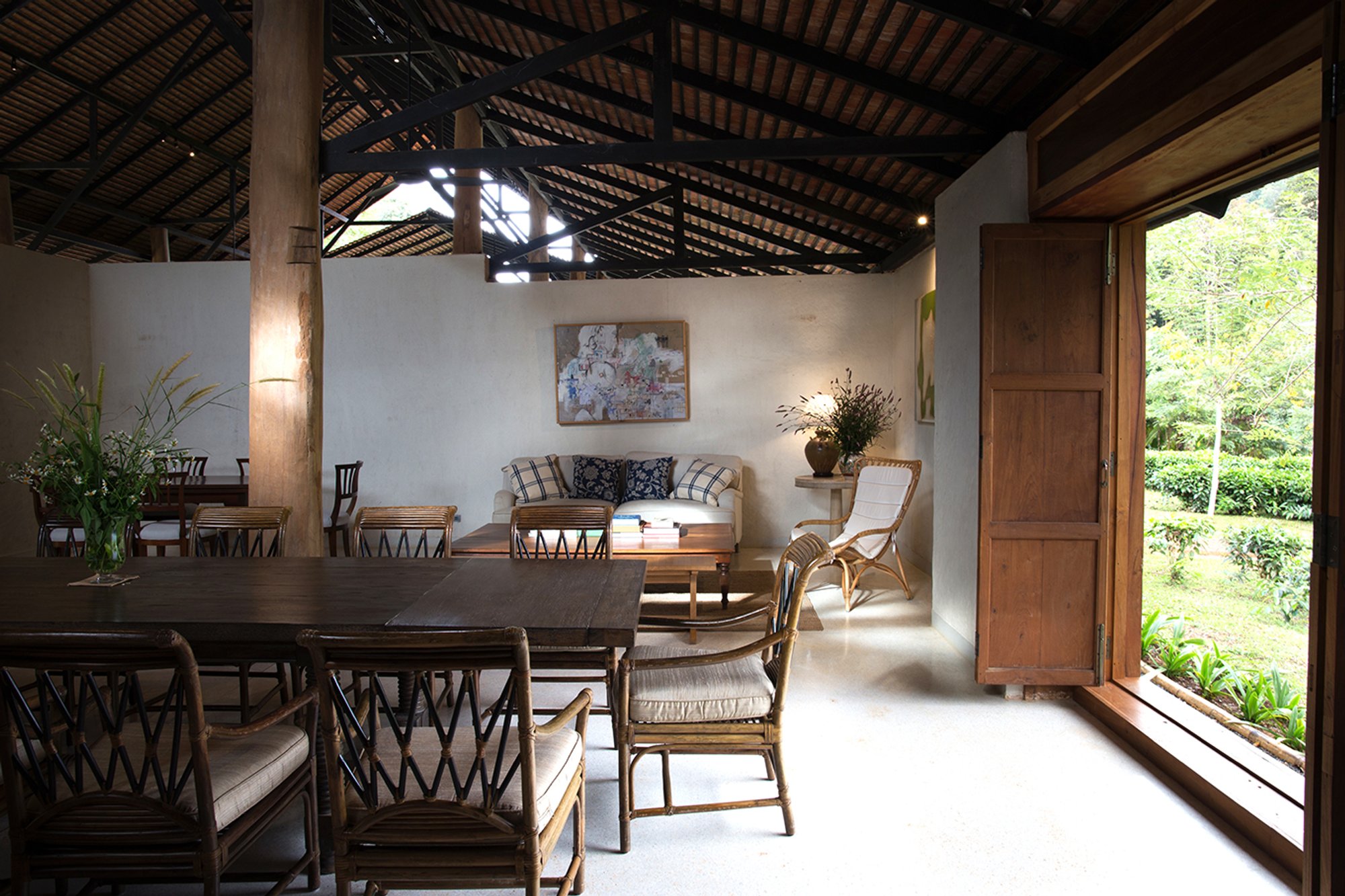 Inside the tea room
