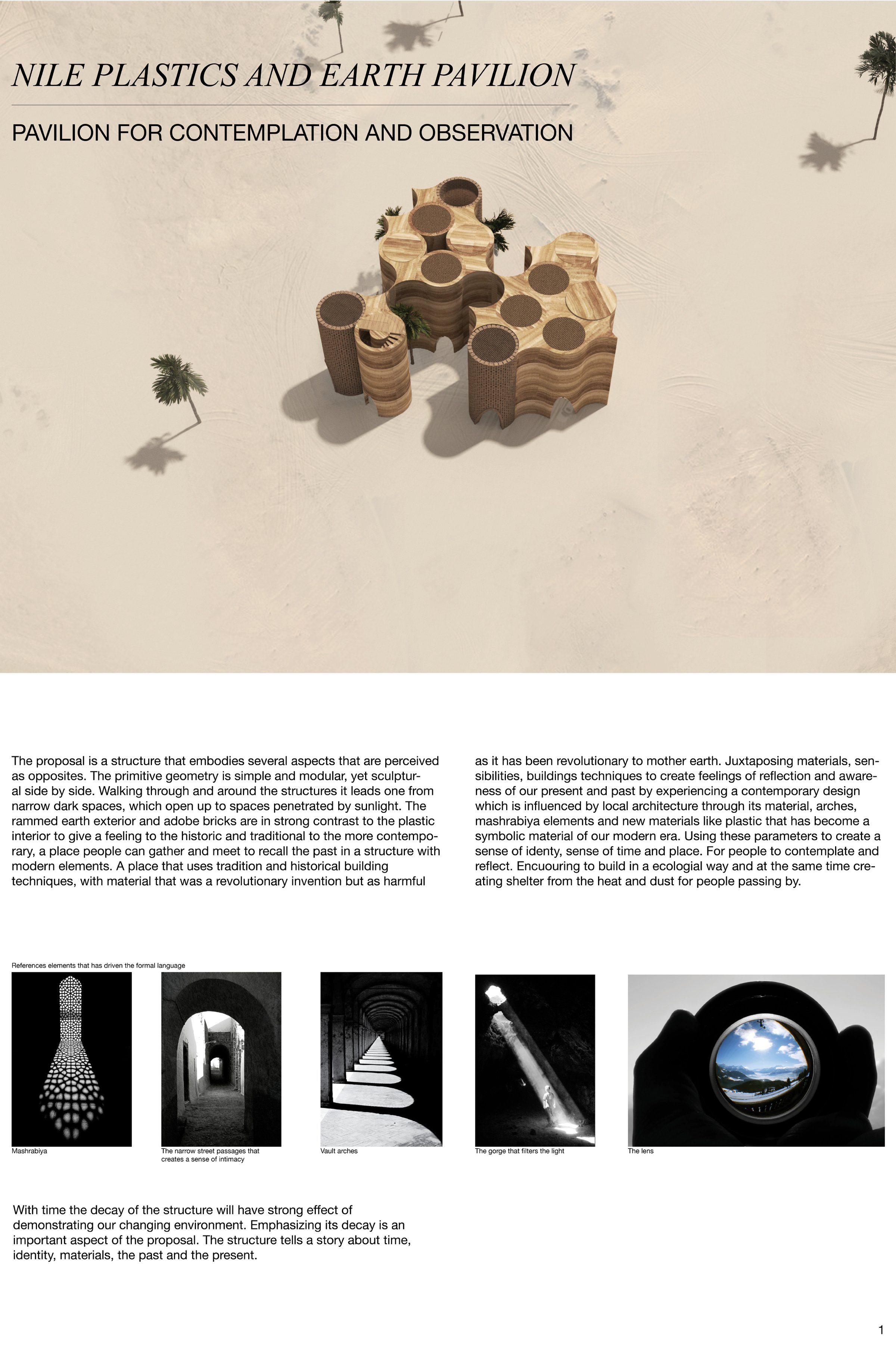 Nile plastics and earth pavilion 