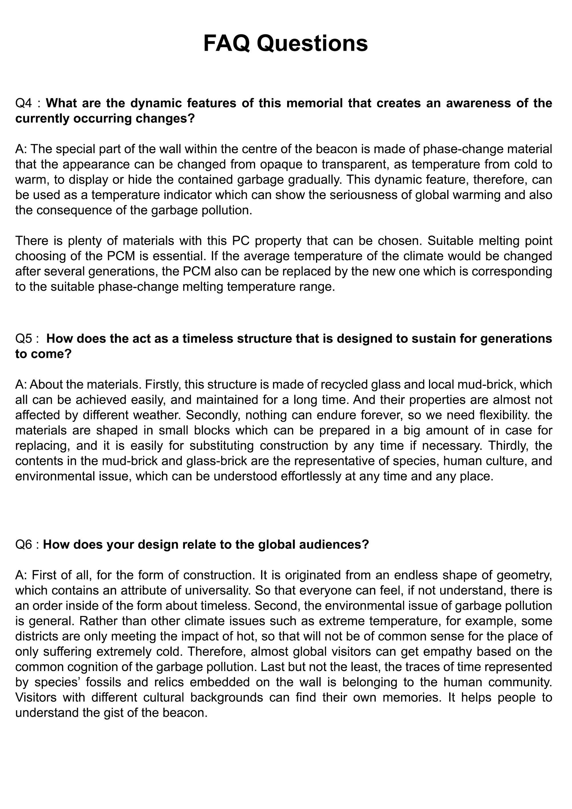 FAQ, 4~6