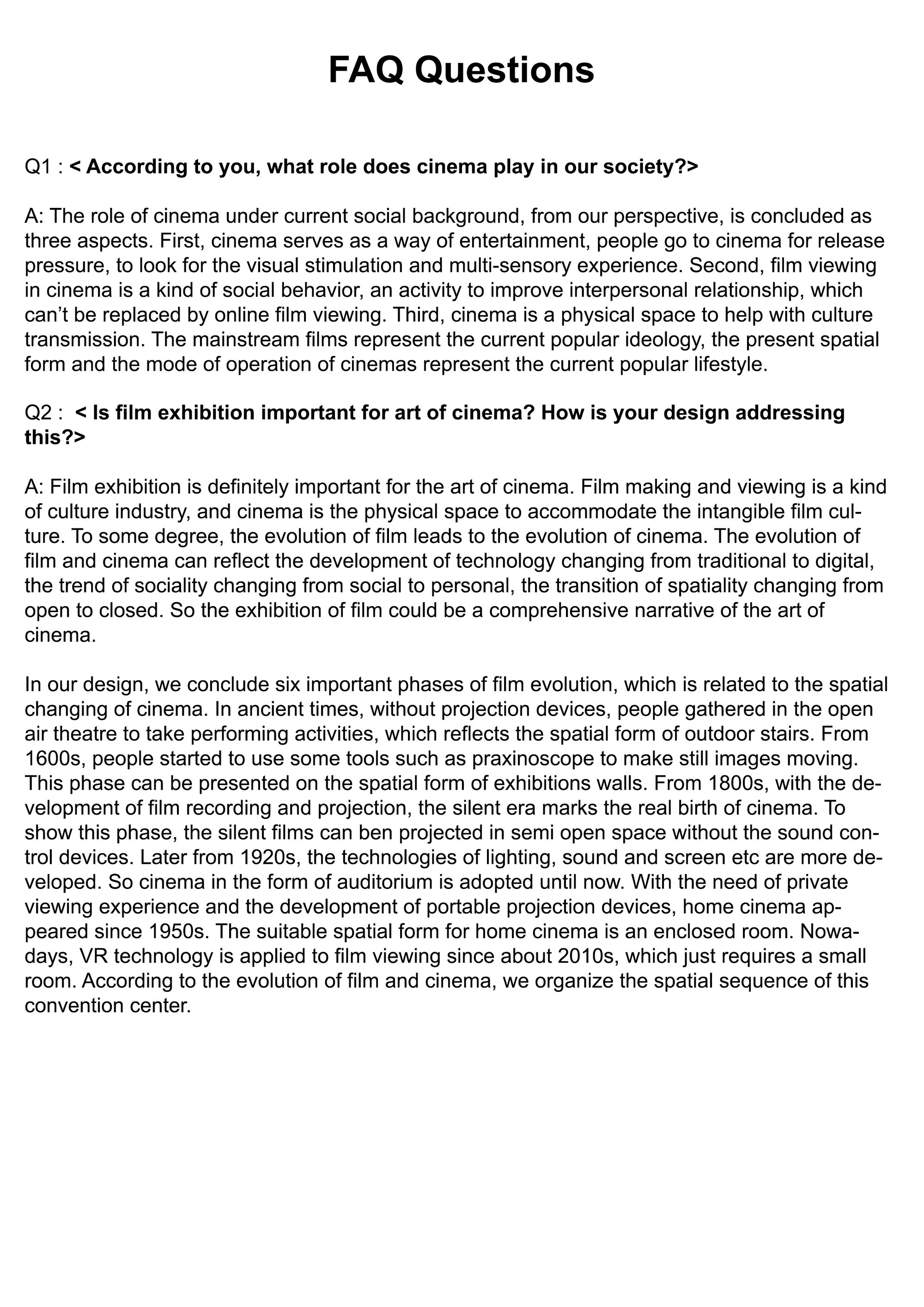 FAQ 1