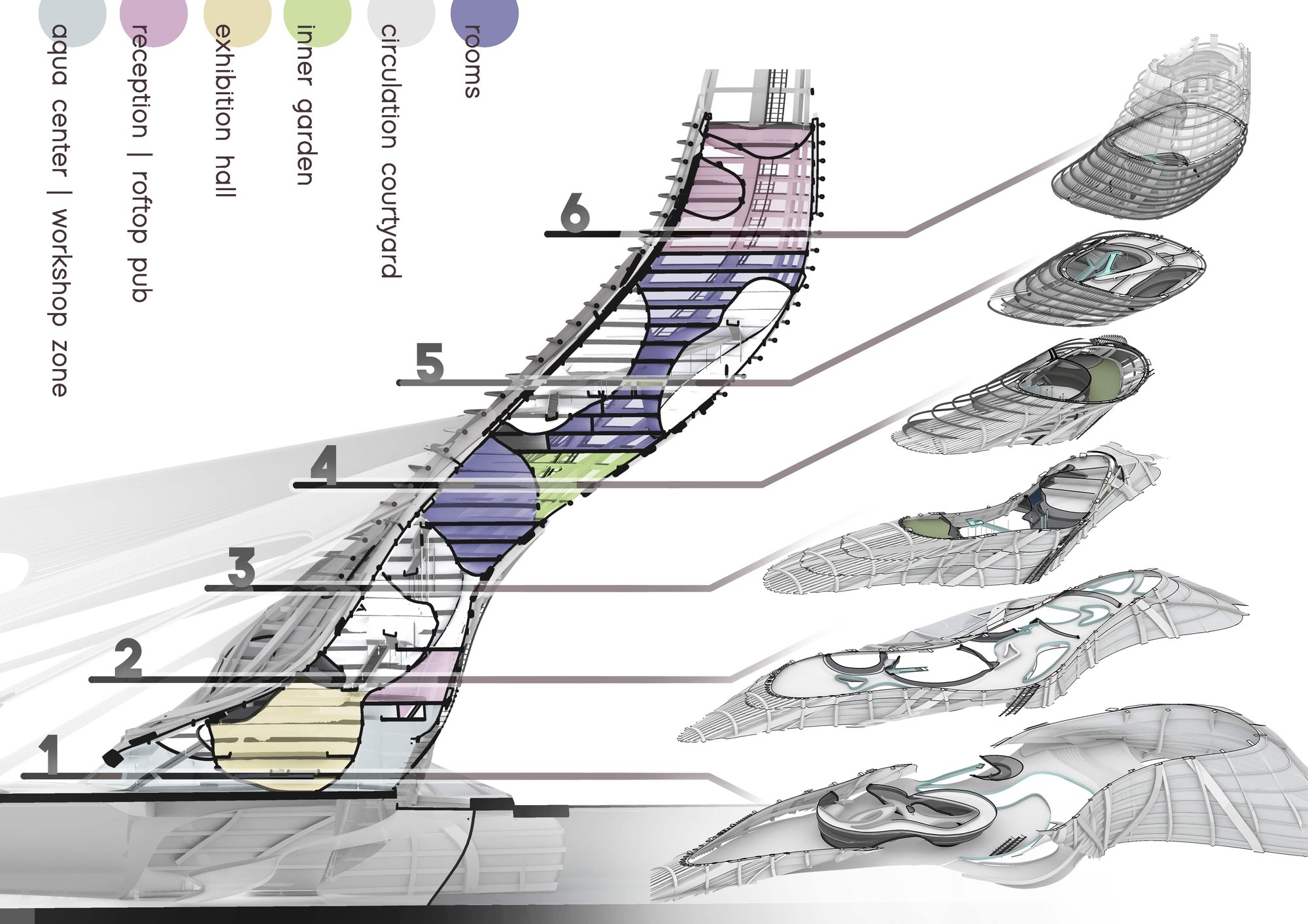 Section & Plan Exploded Diagrams