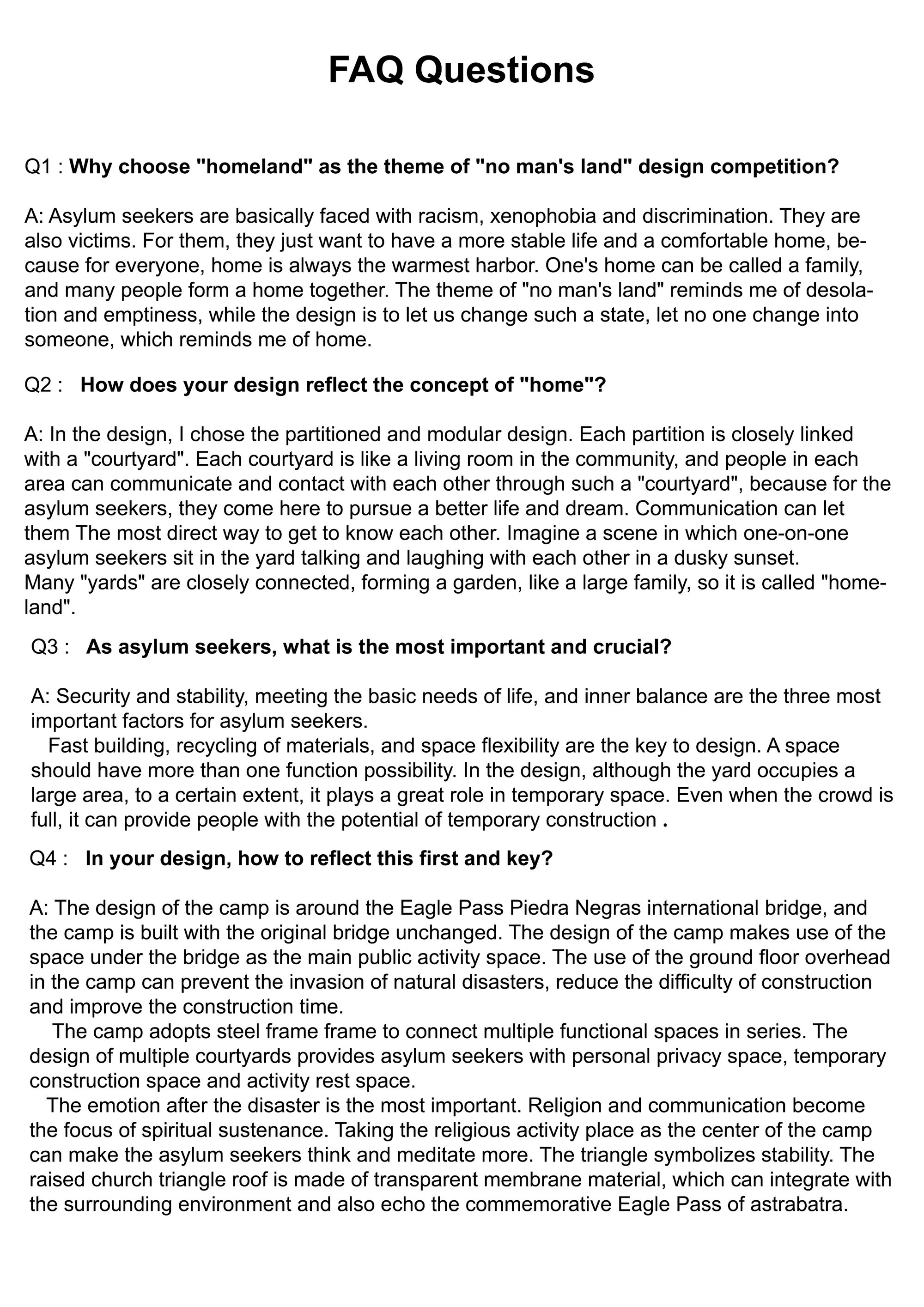 FAQ QUESTION 1