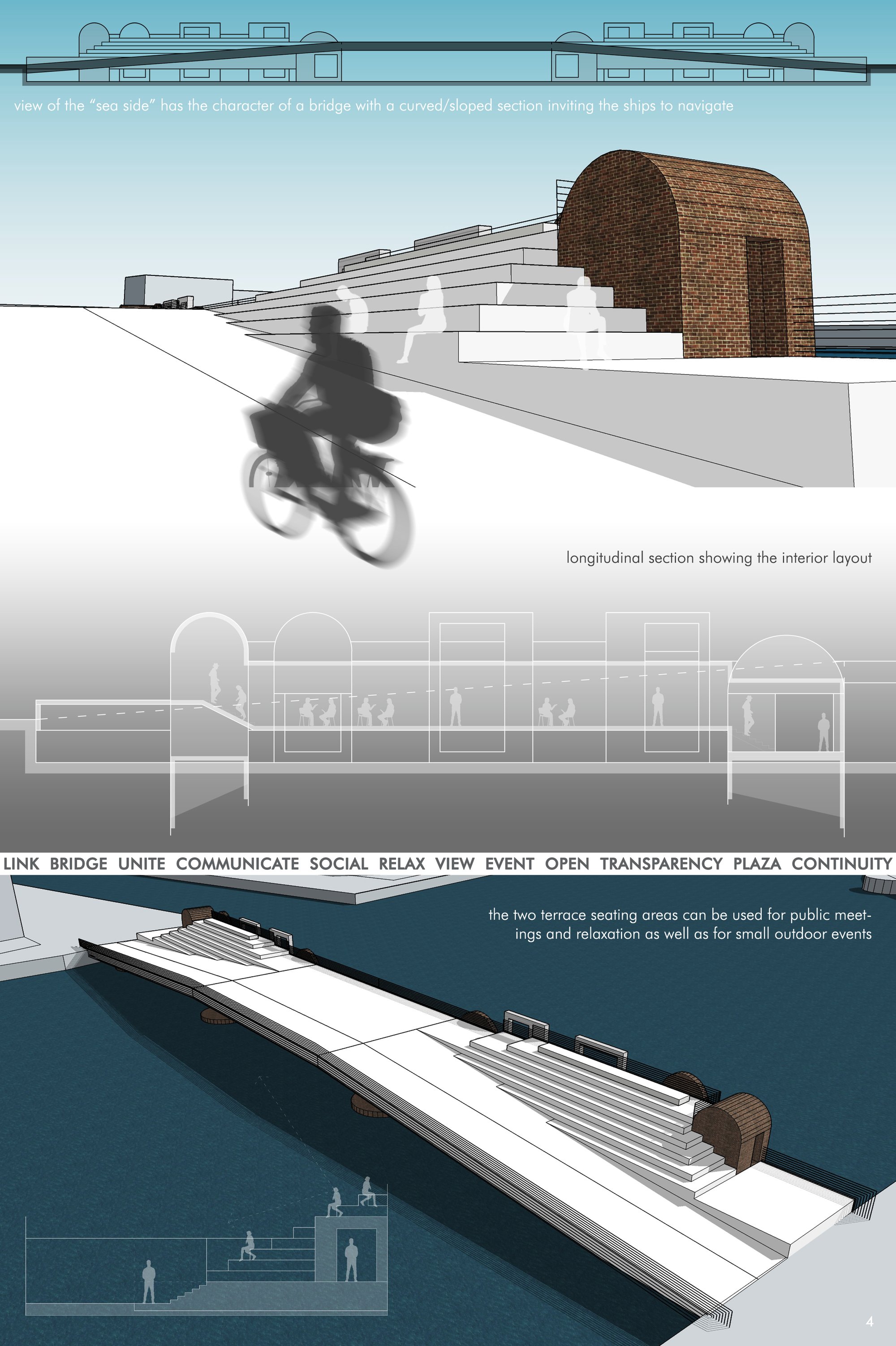 Facade / Longitudinal Section
