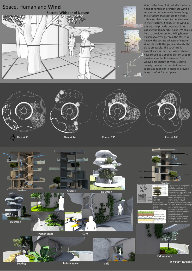 Space, Human and Wind