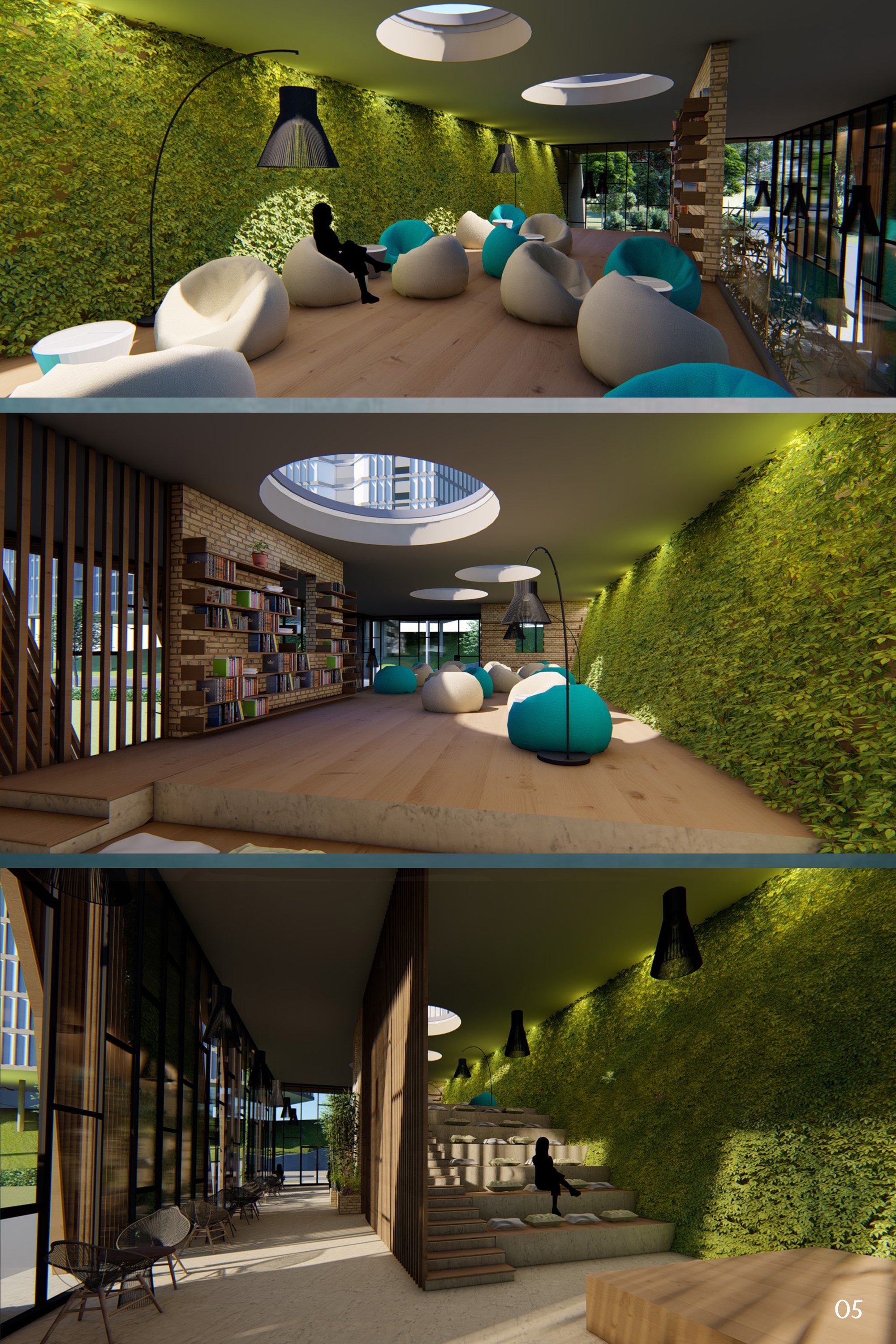 Interior 3D views