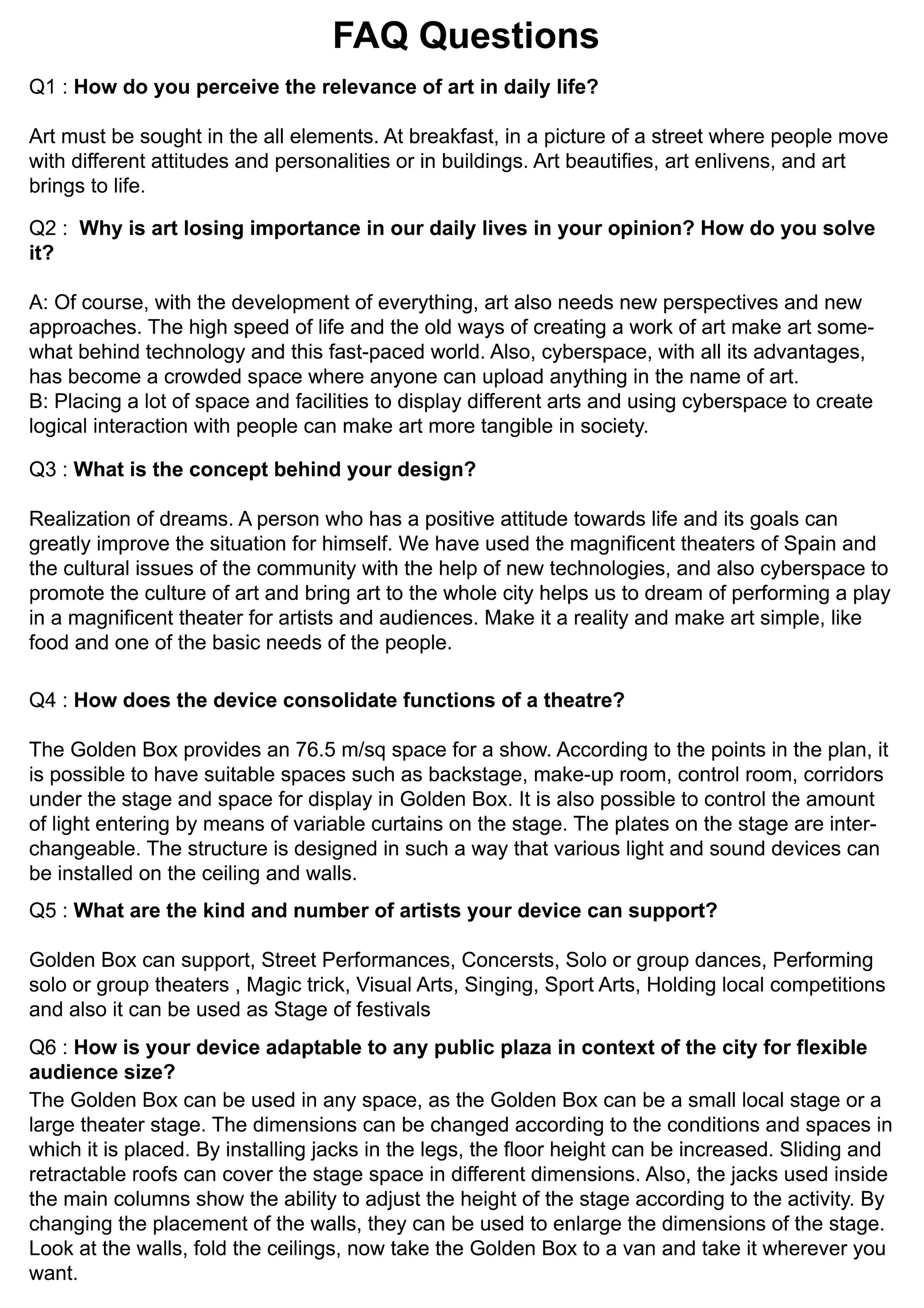 FAQ