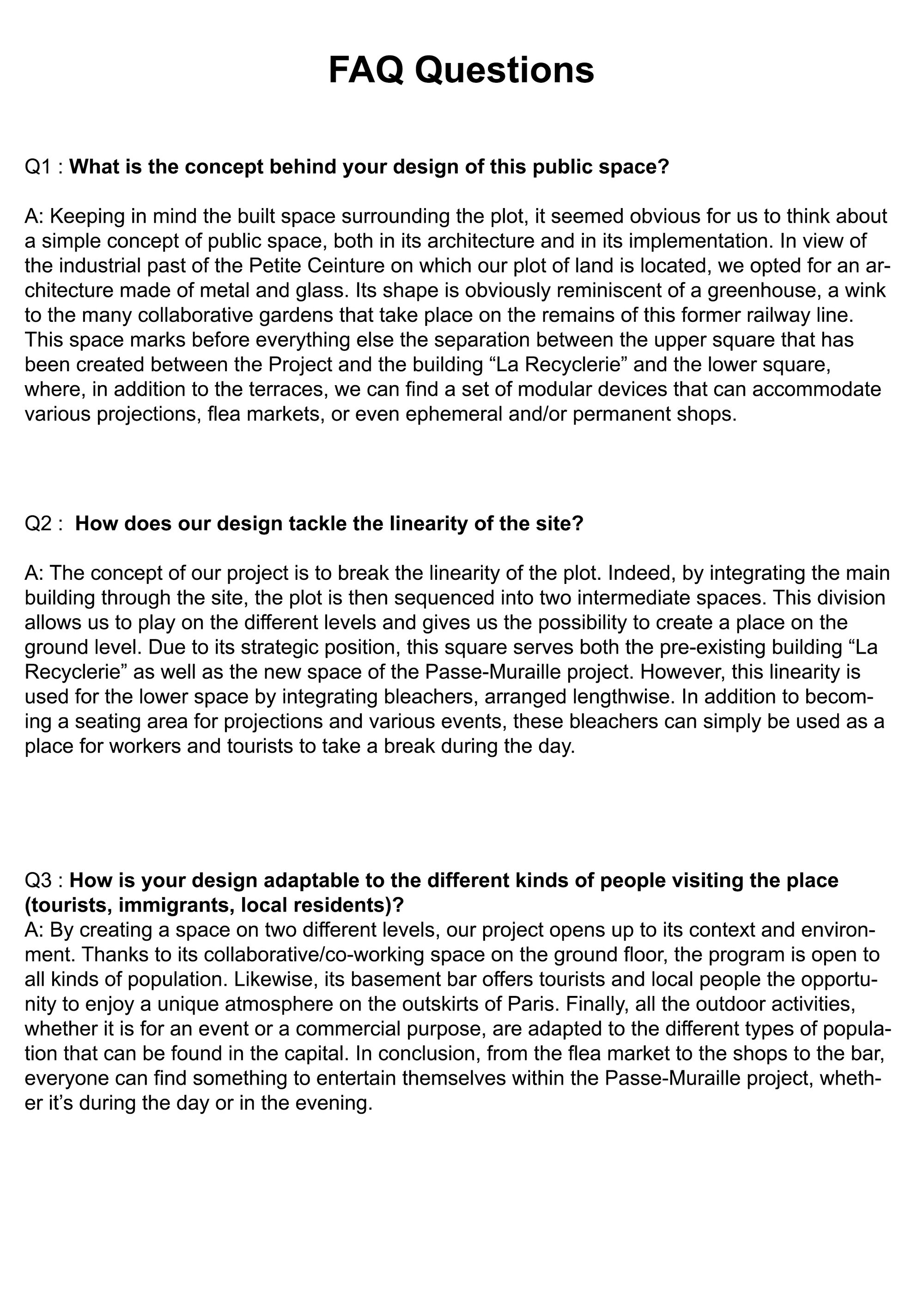 FAQ 1