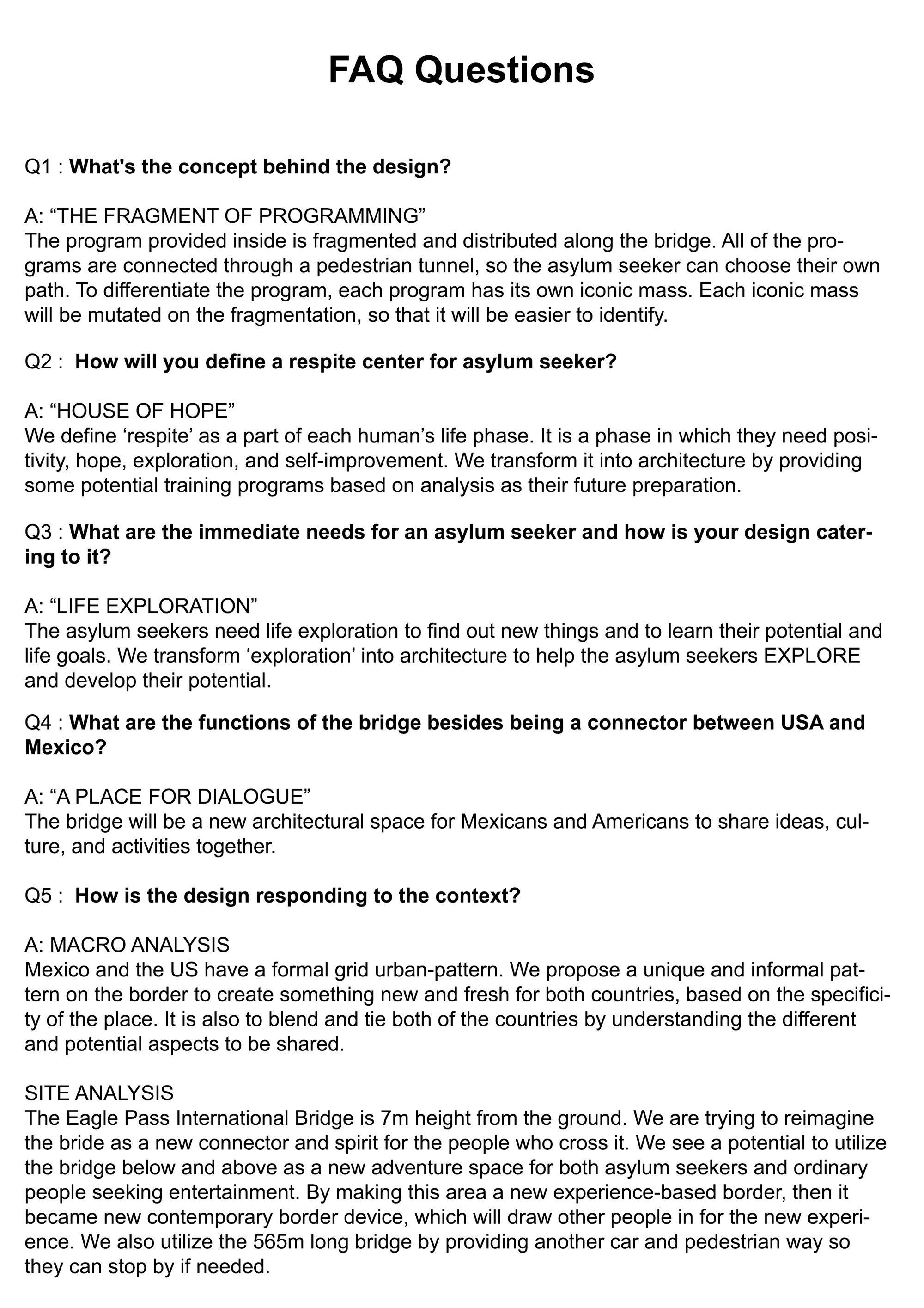FAQ 1