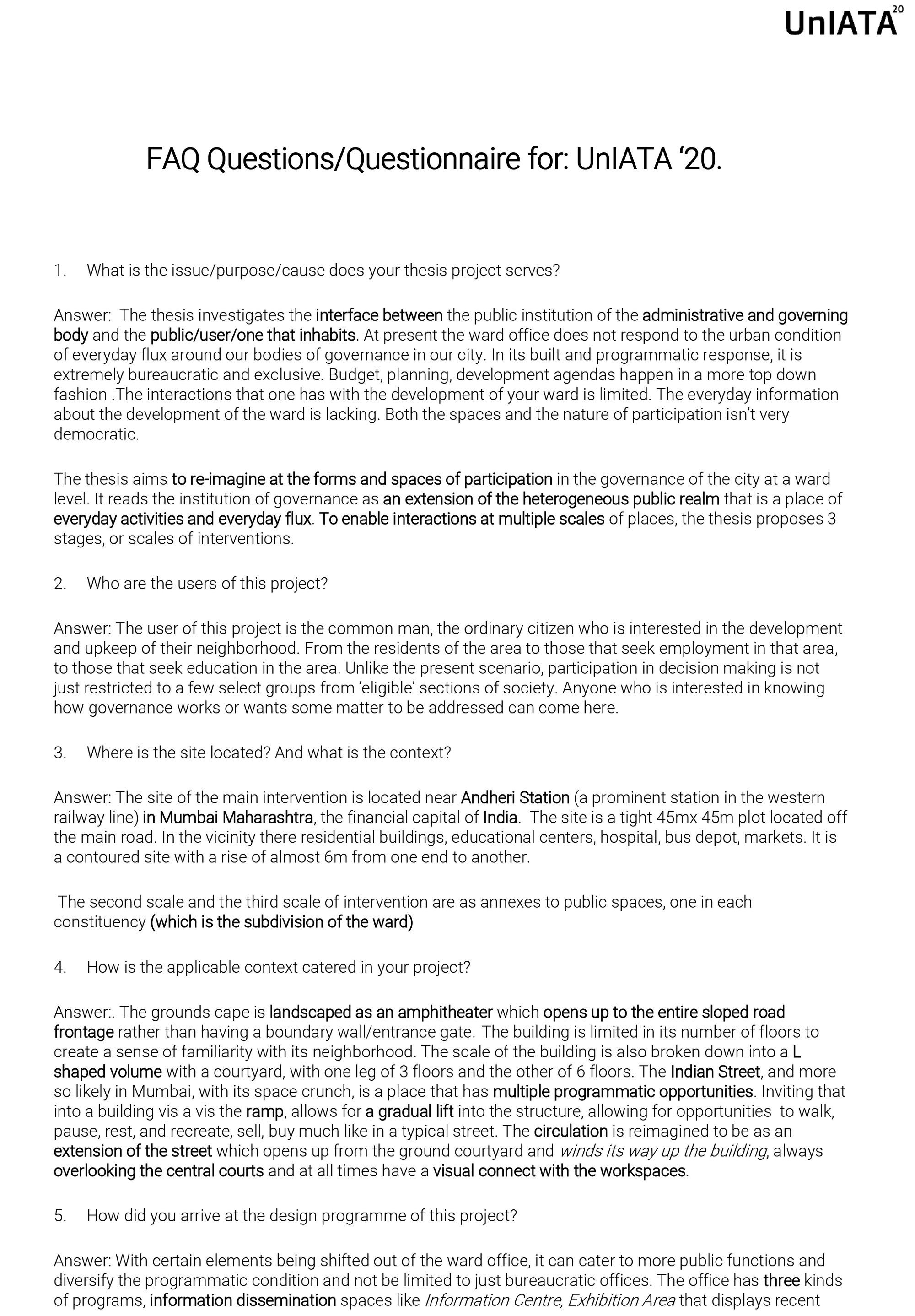 FAQ 1