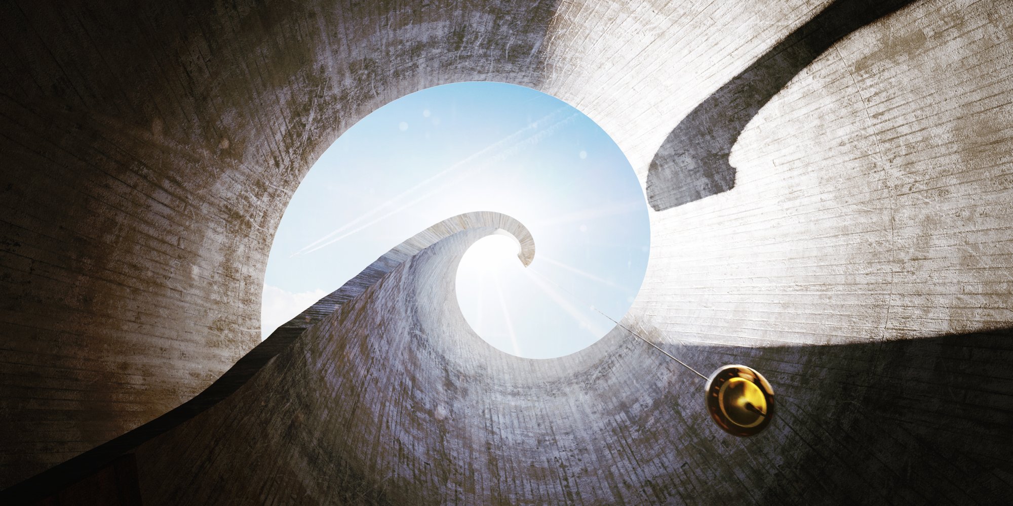 The spiral of the beginning and the end.