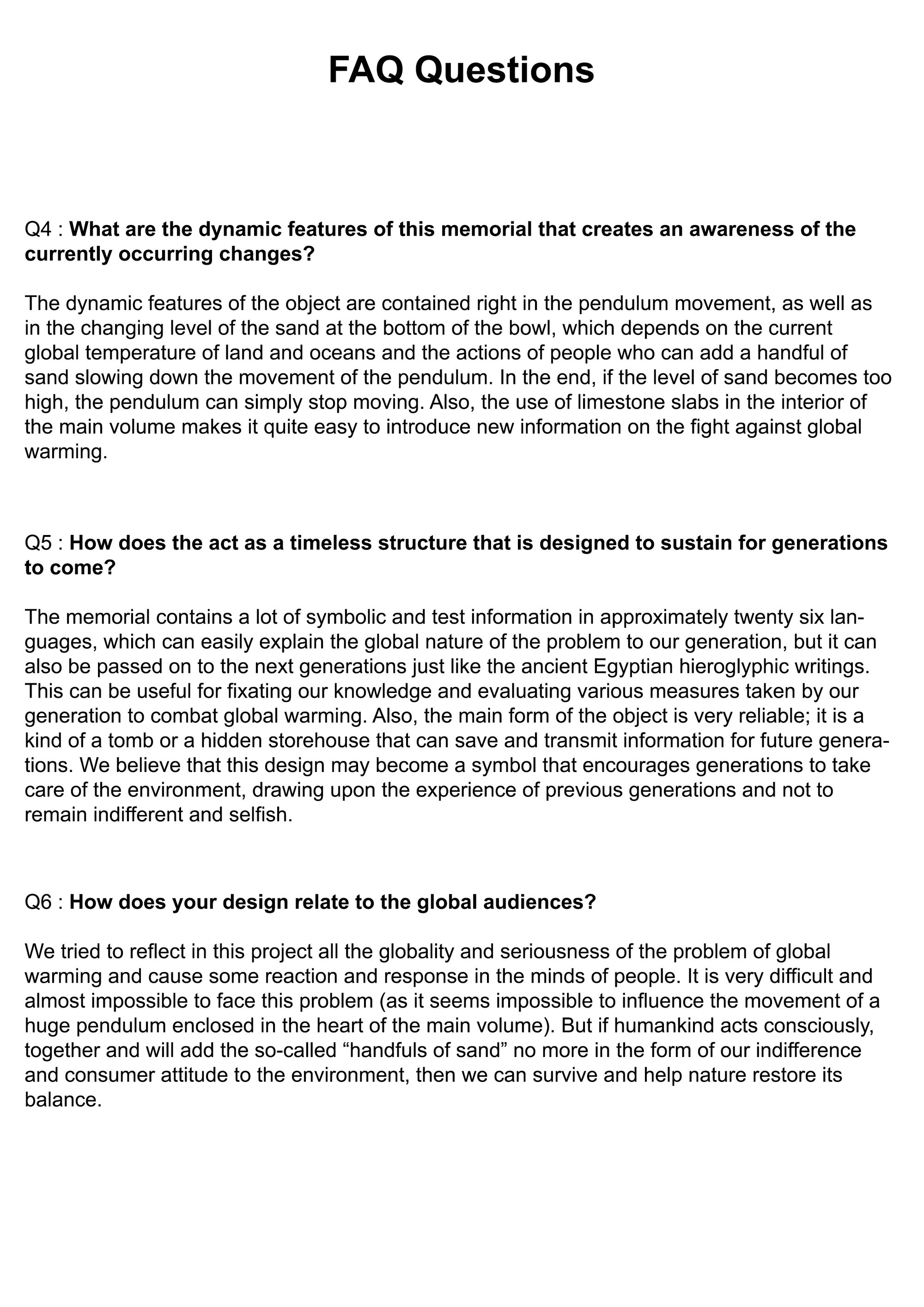 FAQ 4-6 questions