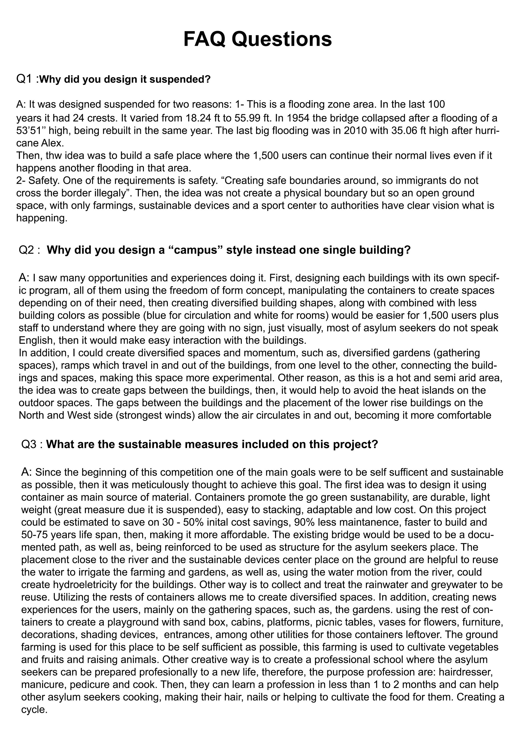 BNP FAQ Questions 1-3
