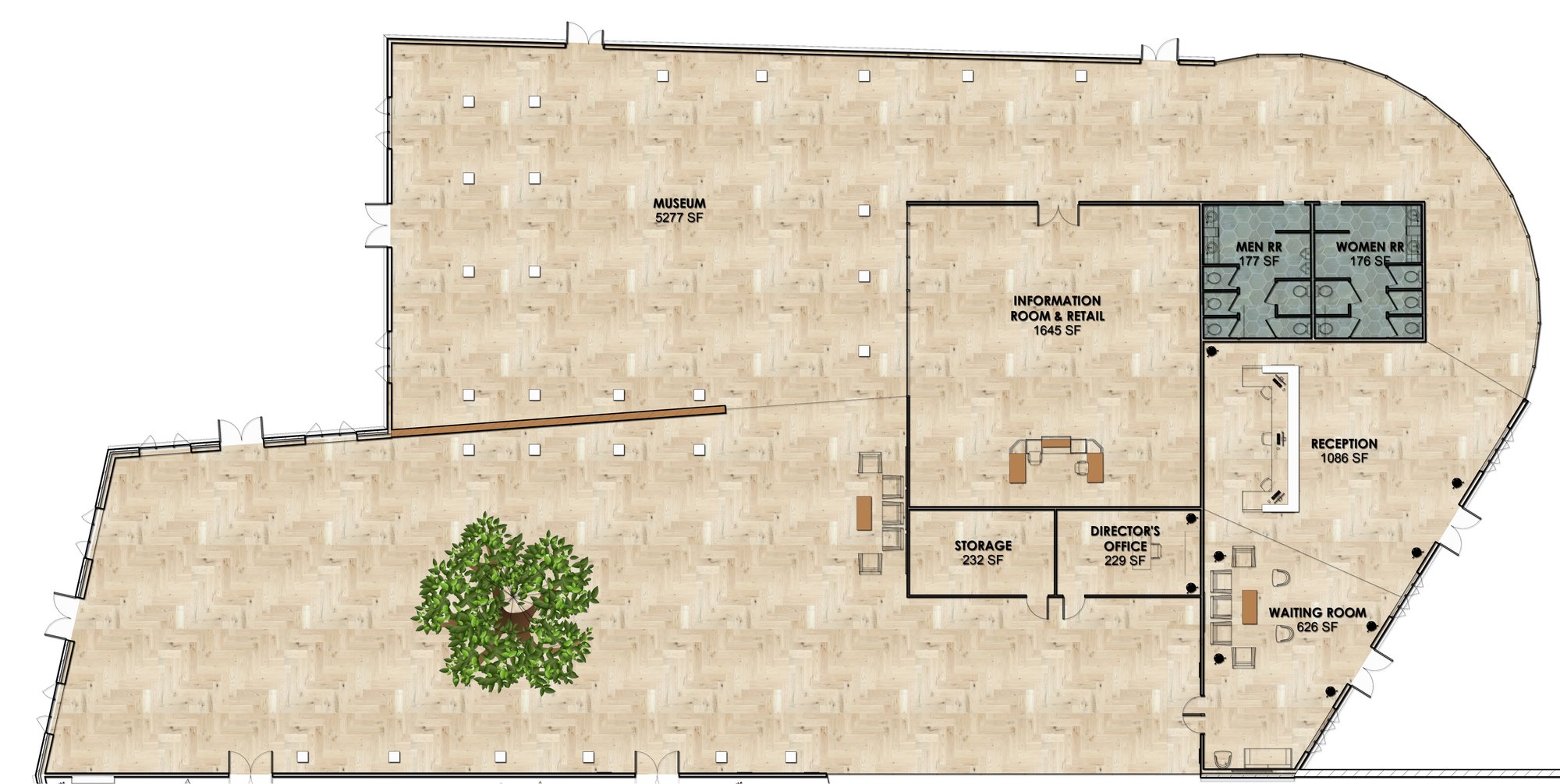 Visitor Center Floor Plan