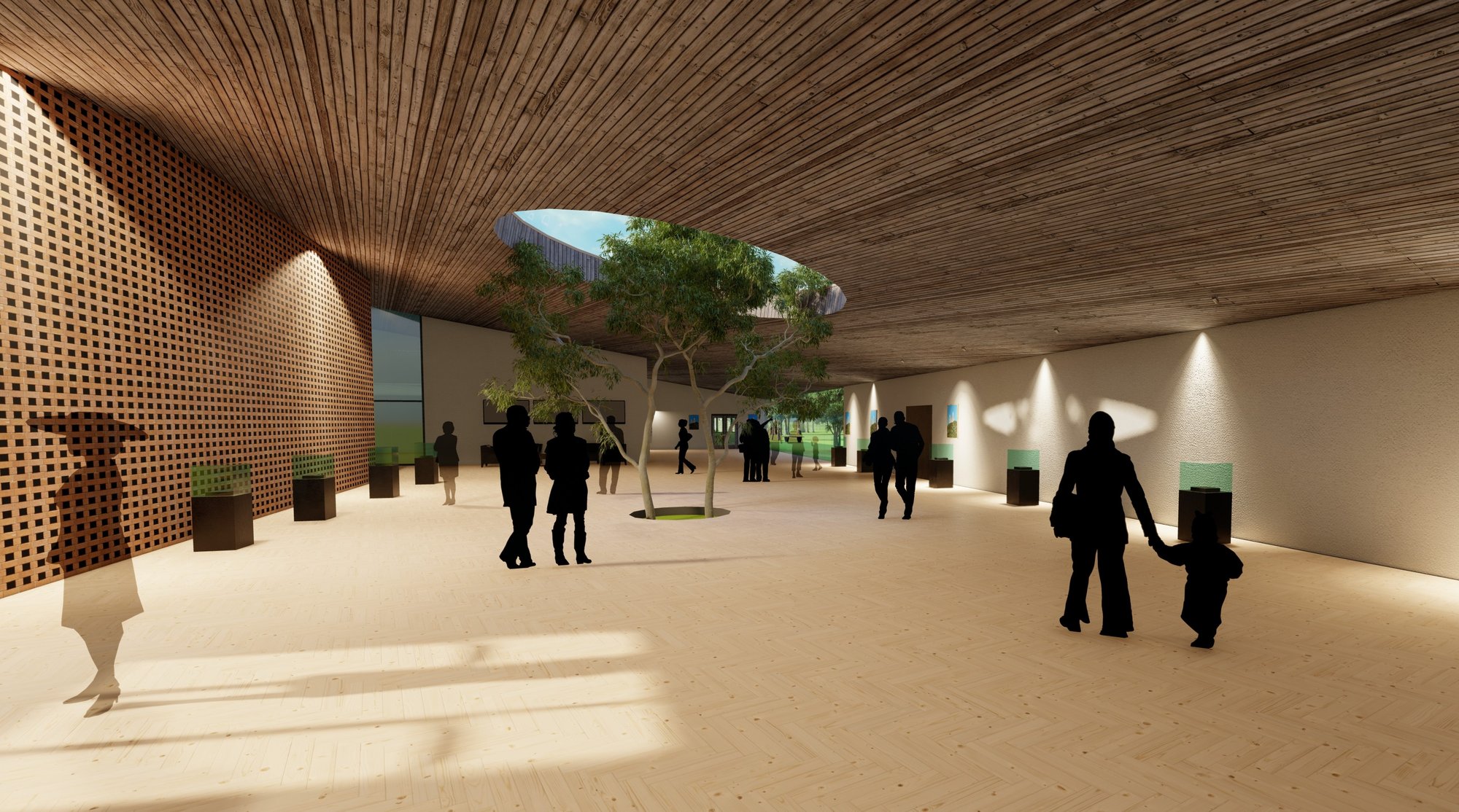 Exhibition Space Rendering