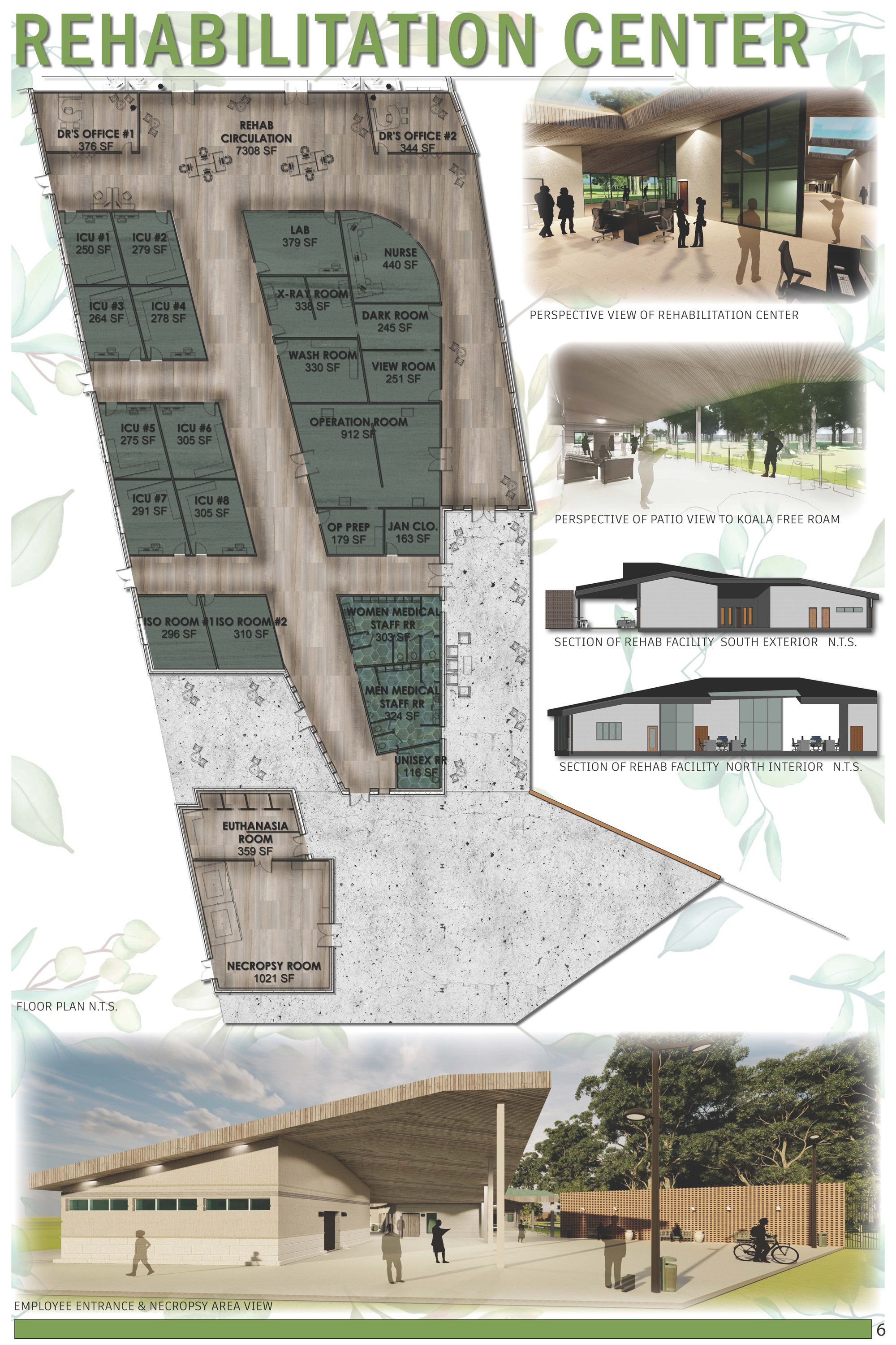 Rehabilitation Center & Necropsy Corner