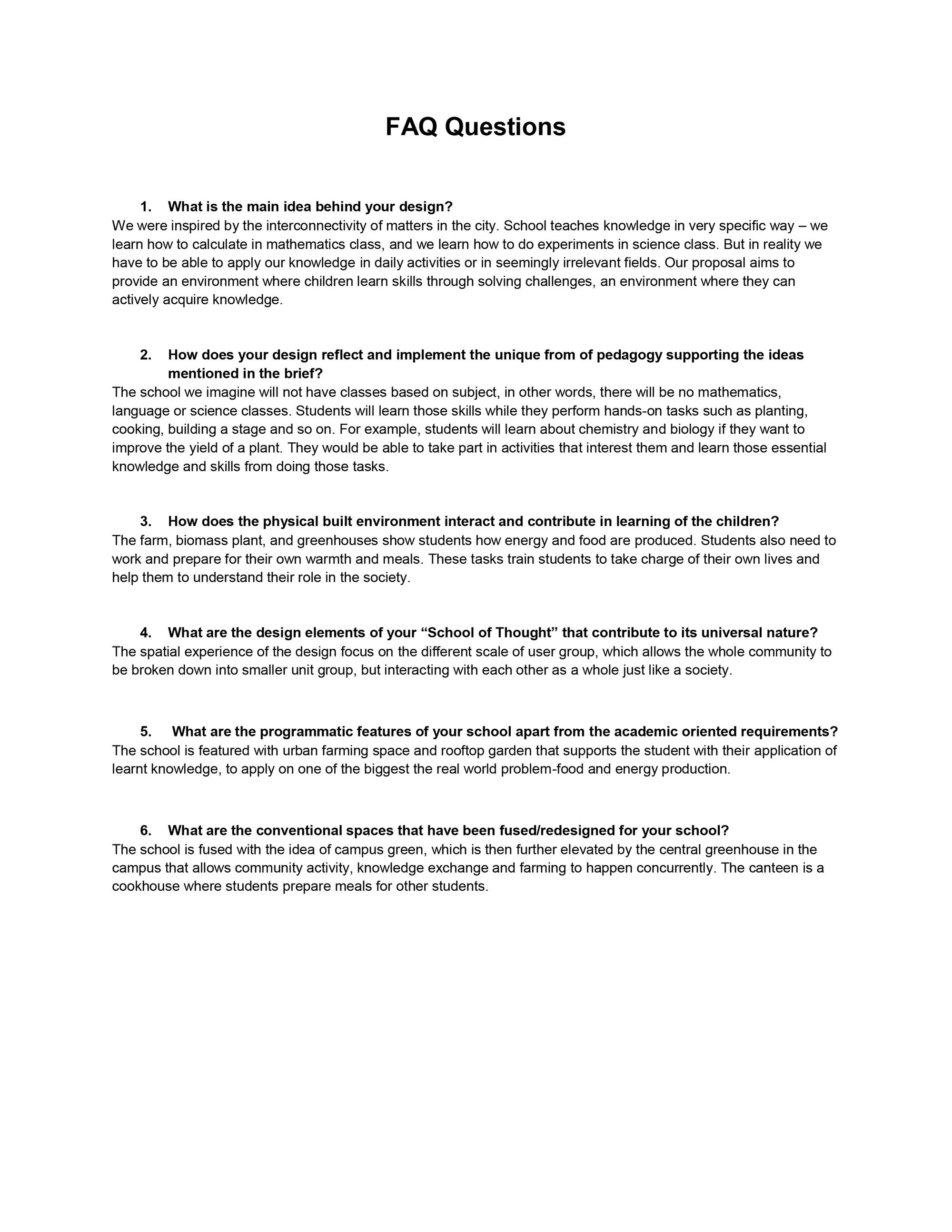 FAQ