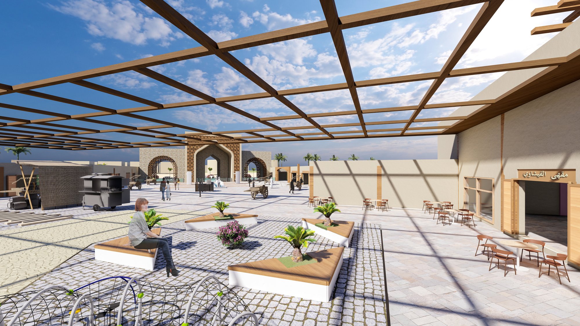 Gathering plaza