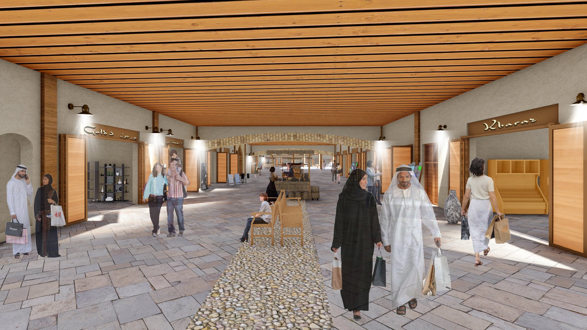 Shopping area