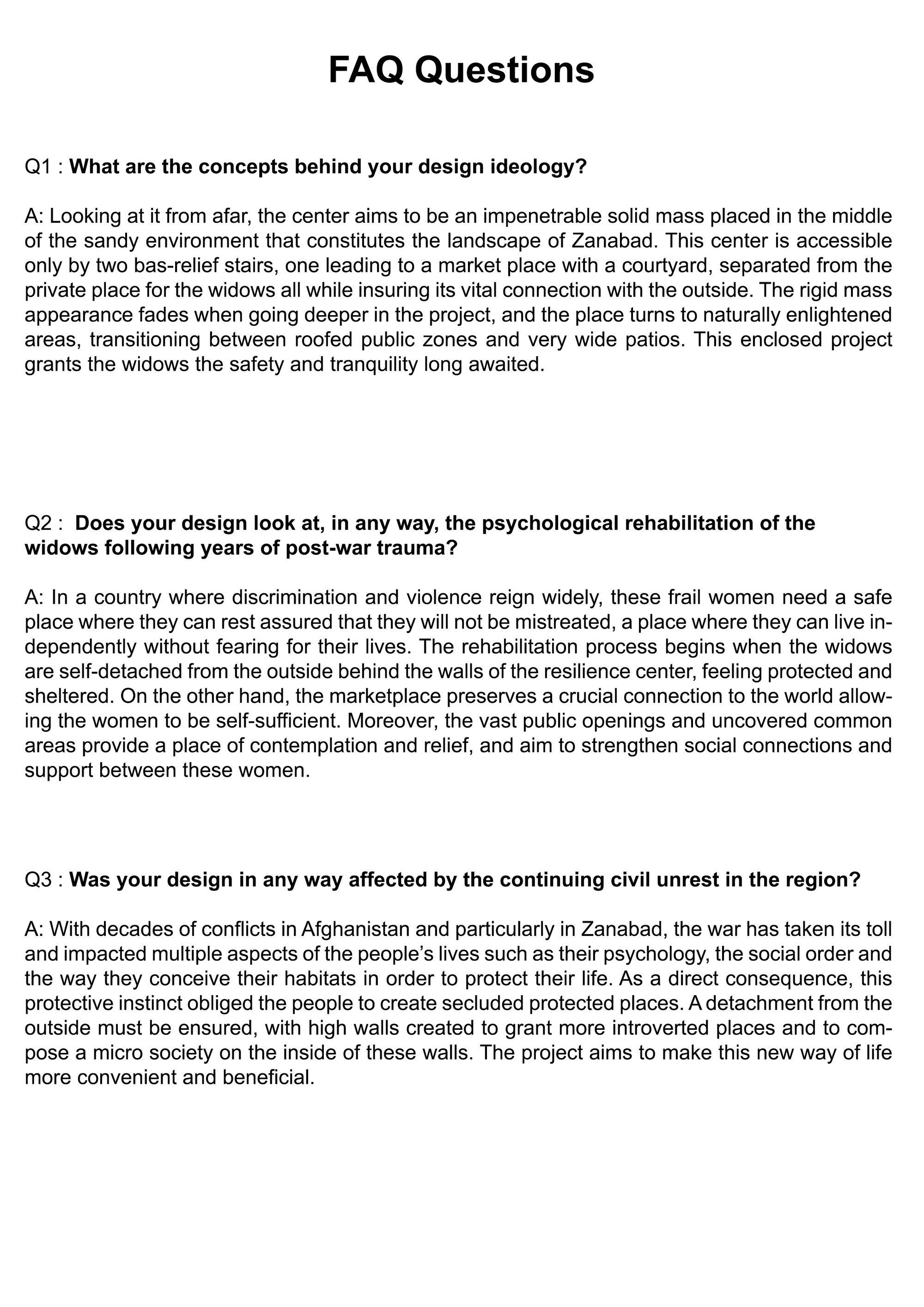 FAQ 1