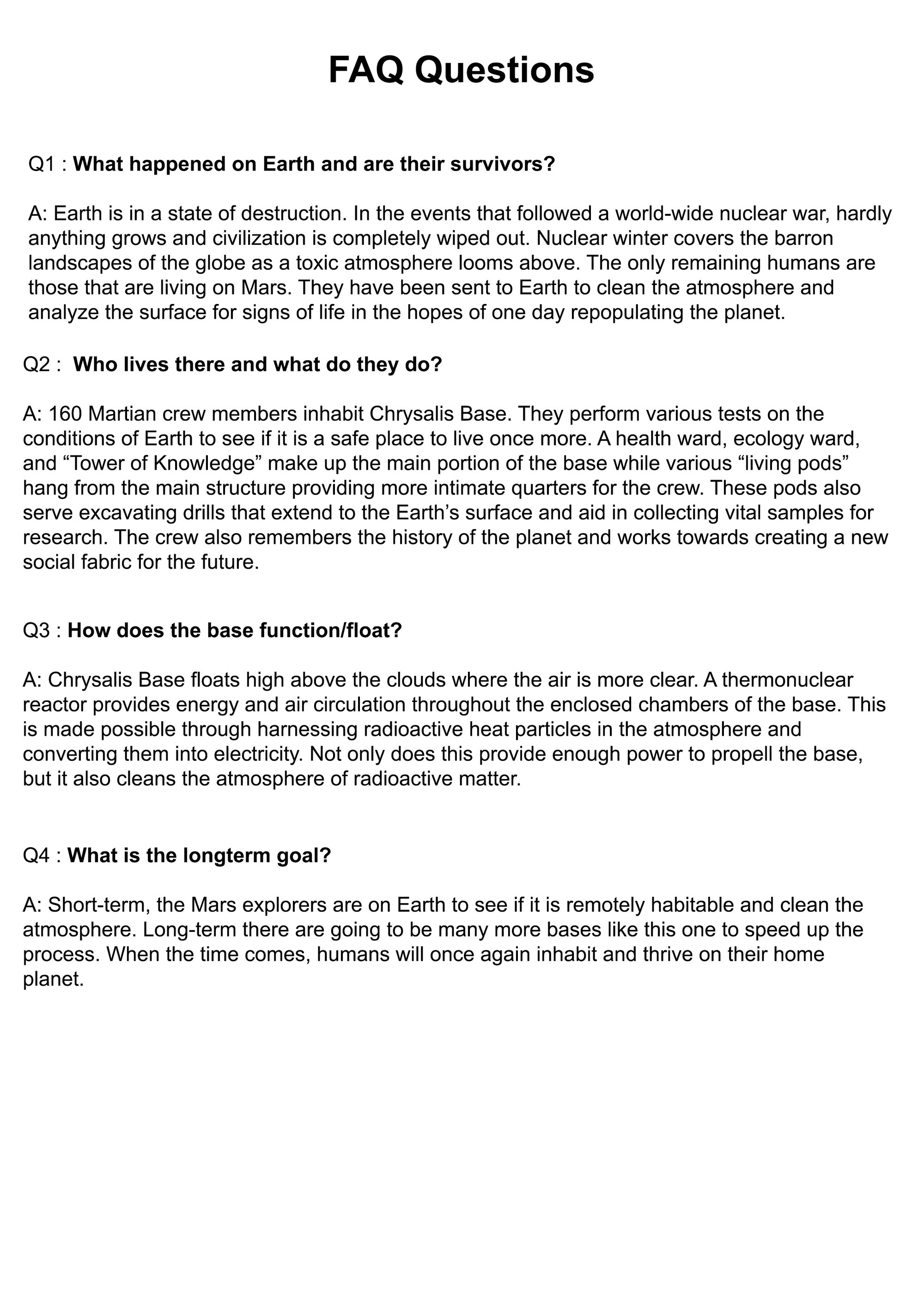 FAQ