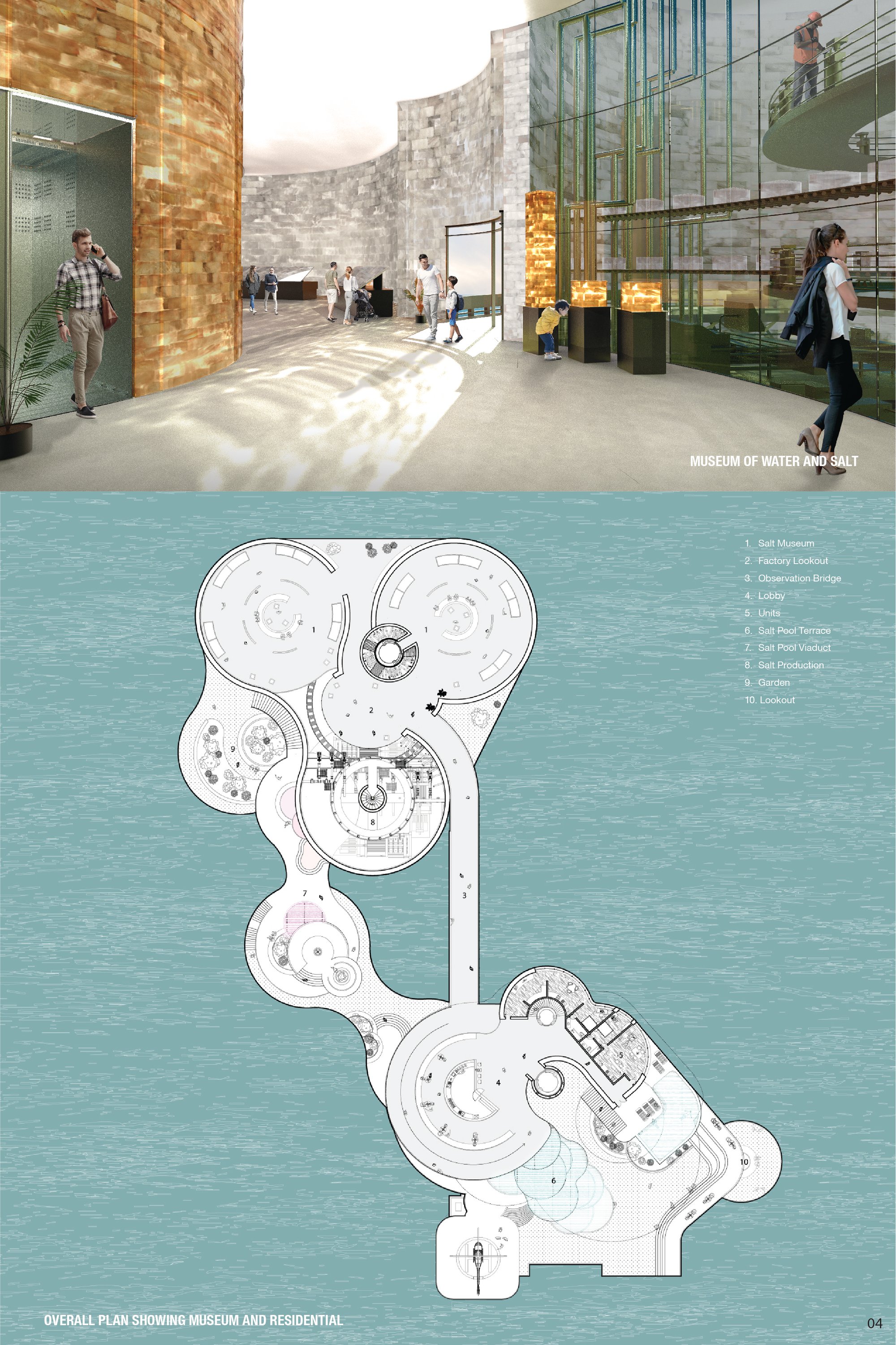 Museum Interior and Plan