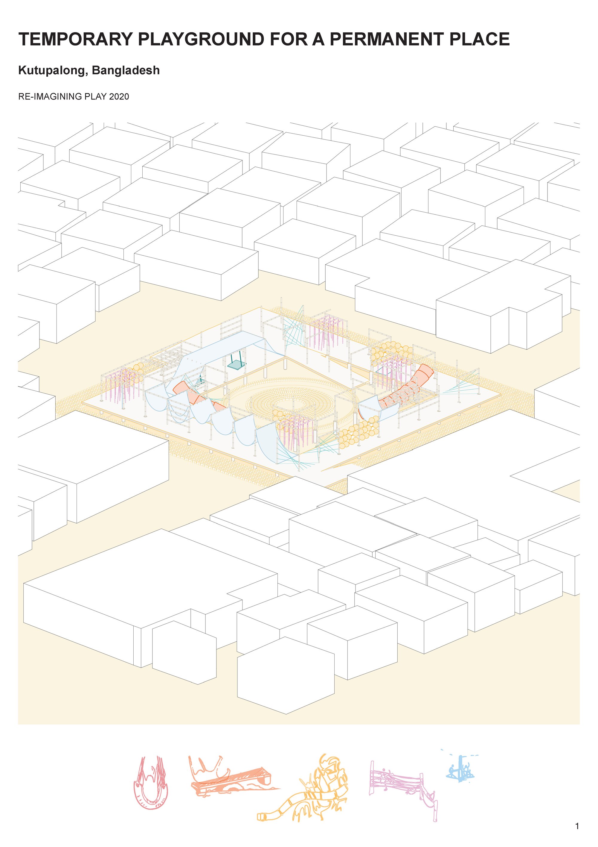 Temporary Playground For A Permanent Place