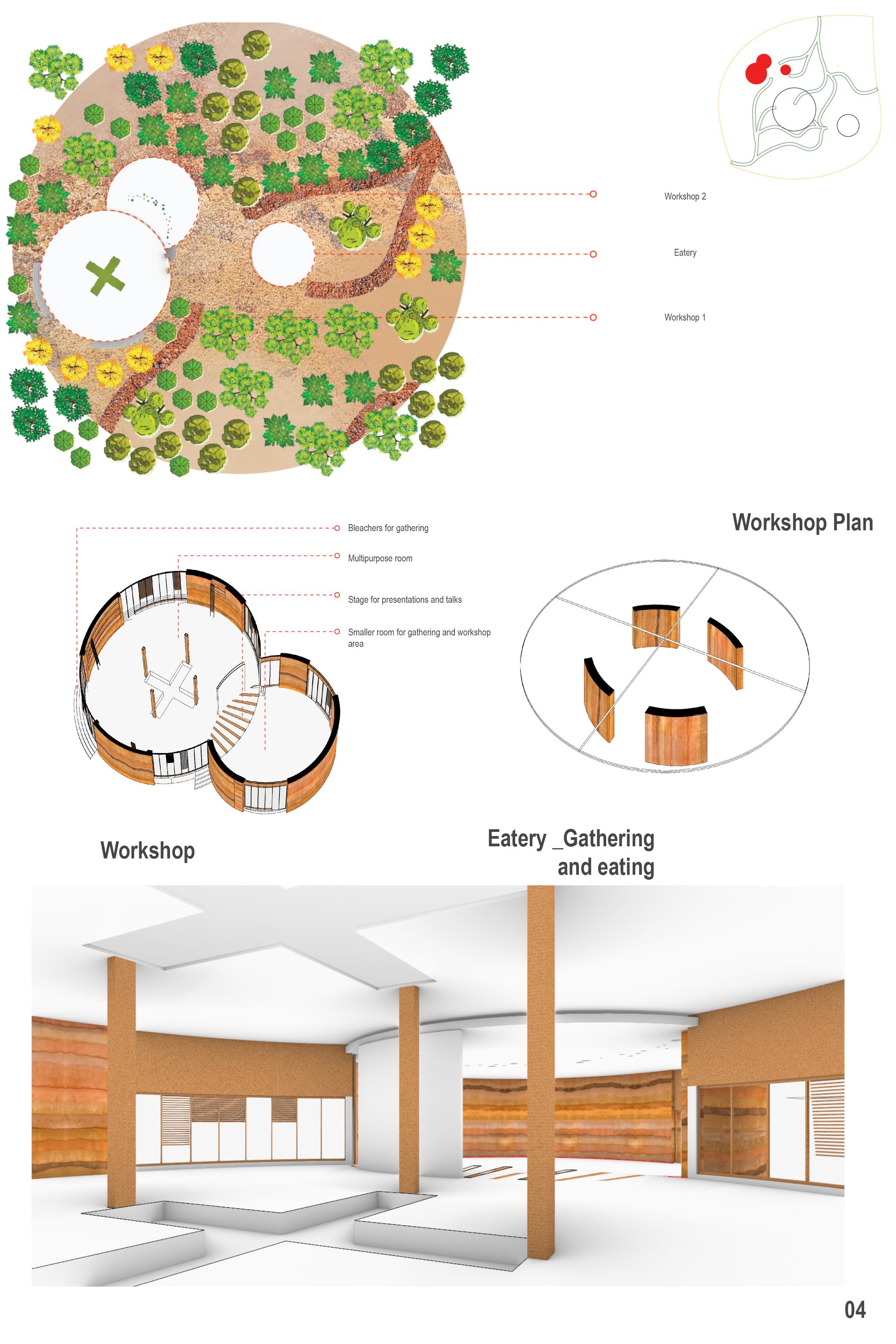 Workshop and Eatery plan